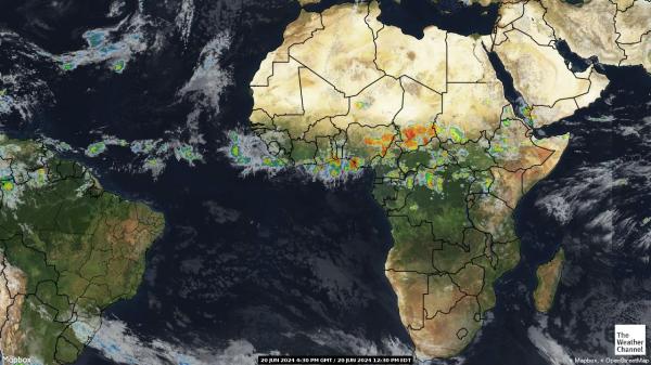 Mayotte Vremenska prognoza, Satelitska karta vremena 
