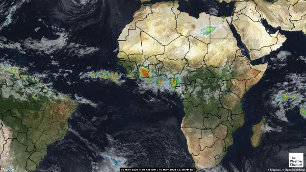 Mayotte Sää pilvi kartta 