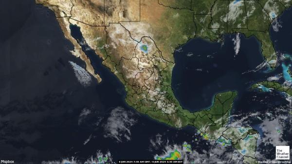 Mehhiko Ilm pilv kaart 