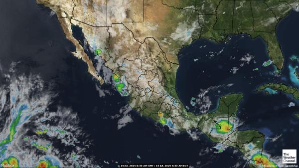 Mexico Weather Cloud Map