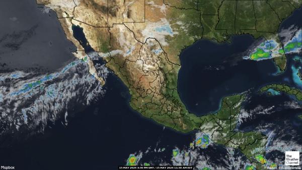 Mexico Weather Cloud Map 