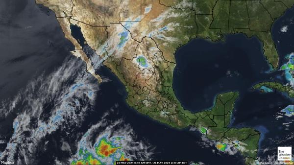 Mexico Bản đồ thời tiết đám mây 