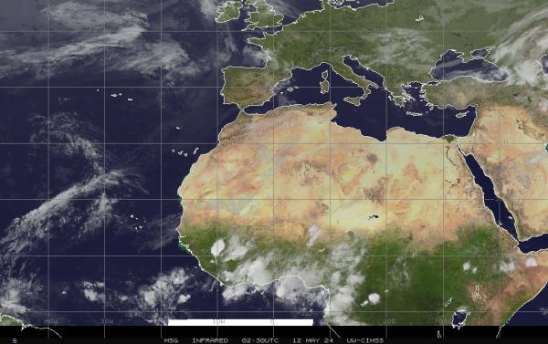 Bliski Istok Vremenska prognoza, Satelitska karta vremena 