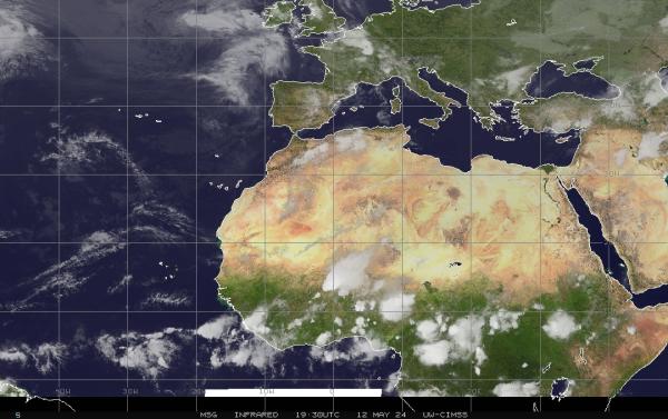 Bliski Istok Vremenska prognoza, Satelitska karta vremena 