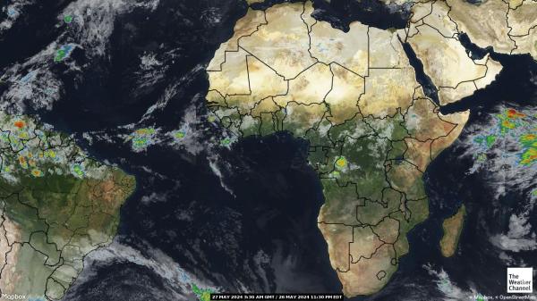 Mozambik Hava bulut haritası 