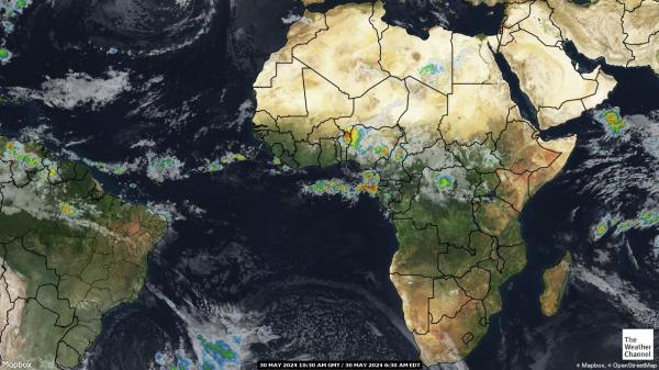 موزمبیق موسم بادل کا نقشہ 