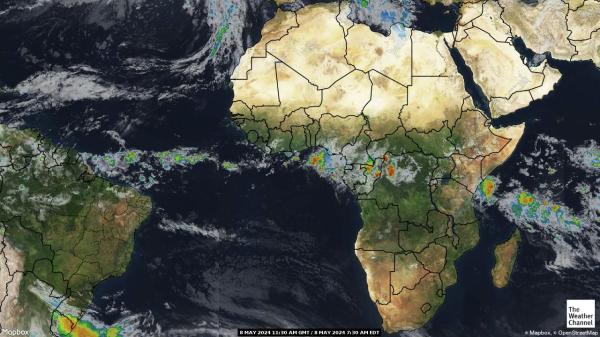 ناميبيا خريطة الطقس سحابة 