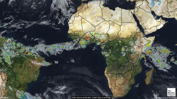 Namibia Weather Cloud Map 