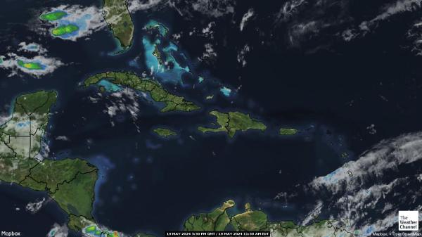Nizozemski Antili Vremenska prognoza, Satelitska karta vremena 