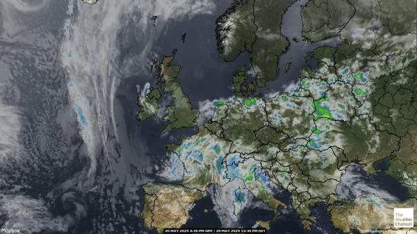 Hollanda Hava bulut haritası 