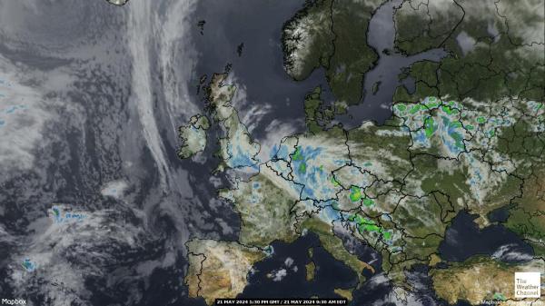 Nizozemska Vremenska prognoza, Satelitska karta vremena 