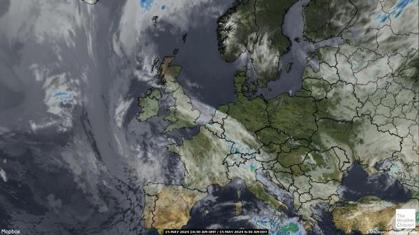Hollanda Hava bulut haritası 