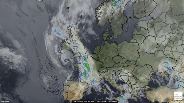 Netherlands Weather Cloud Map 