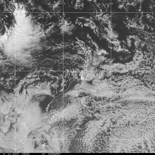 نیوزی لینڈ موسم بادل کا نقشہ 