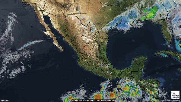 Нікарагуа Погода хмарної карти 