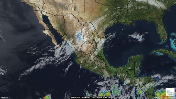 نيكاراغوا خريطة الطقس سحابة 