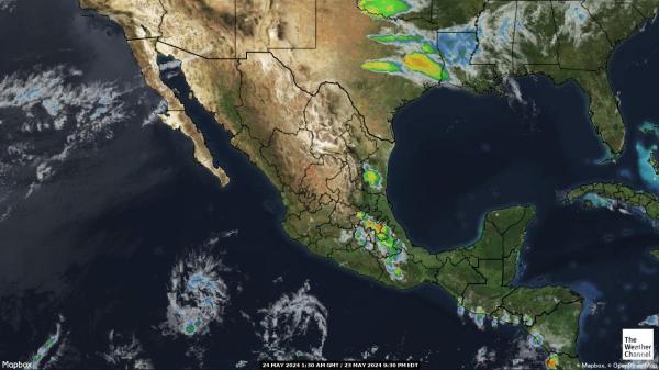 尼加拉瓜 天氣雲圖 