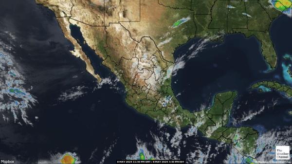 Nicaragua Ilm pilv kaart 