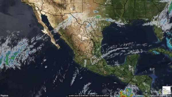 Nicaragua Sää pilvi kartta 
