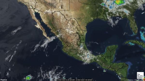 Nicaragua Väder moln karta 