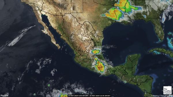 Nicaragua Bản đồ thời tiết đám mây 