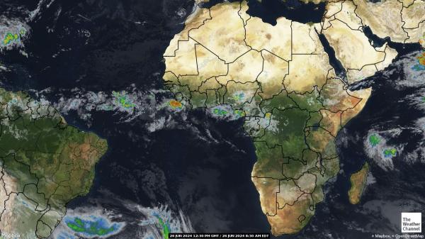 Nigerija Vremenska prognoza, Satelitska karta vremena 
