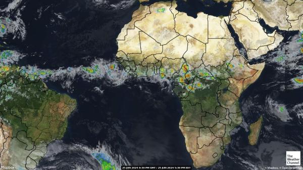 ナイジェリア 天気クラウドマップ 