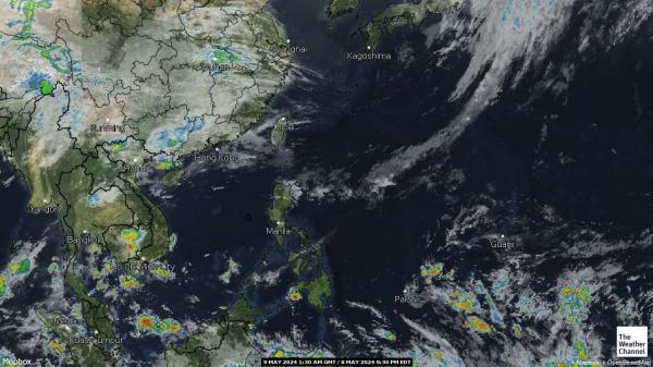 Severní Mariany Počasí mrak mapy 