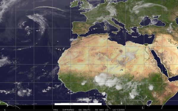 Oman Previsão do tempo nuvem mapa 