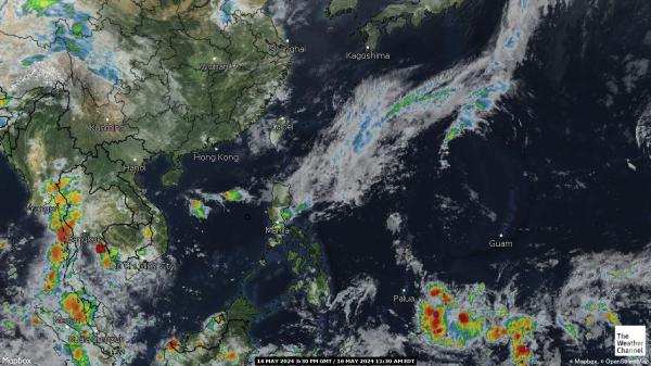 тихоокеански времето облачна карта 