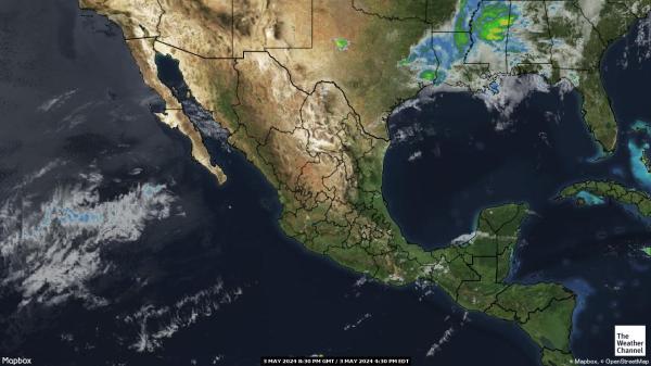 Panama Sää pilvi kartta 