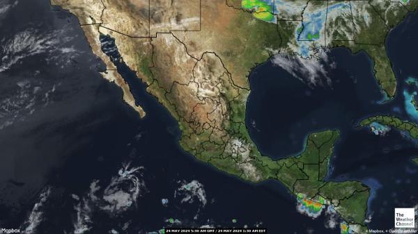 Panama Hartă starea vremii nor 