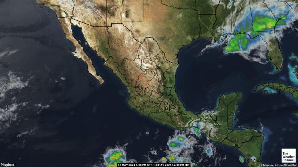 Panama Vremenska prognoza, Satelitska karta vremena 