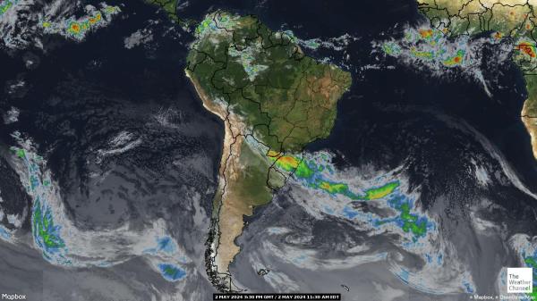 Парагвай Погода облако карту 