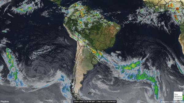Peru Weather Cloud Map 