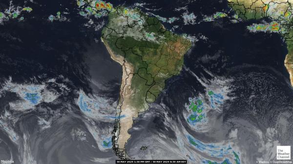 Peru Vremenska prognoza, Satelitska karta vremena 