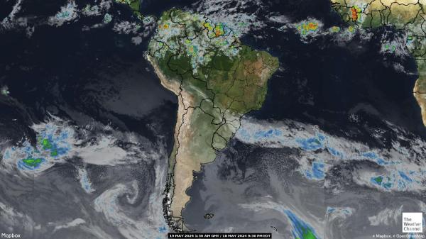 Peru Hava bulut haritası 