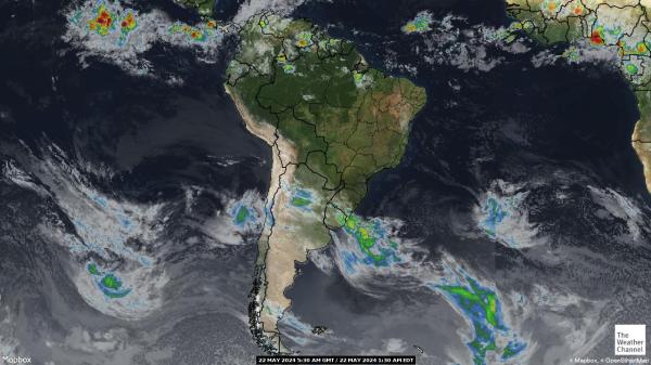 Peruu Ilm pilv kaart 