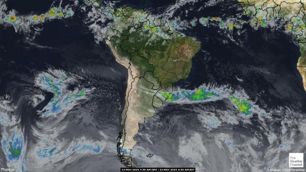 Peru Vær sky kart 