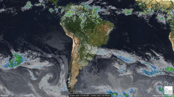 Peru Vremenska prognoza, Satelitska karta vremena 