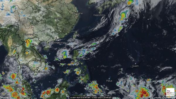 Philippines Meteo nuvola mappa 
