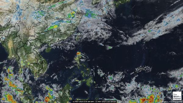 الفلبين خريطة الطقس سحابة 