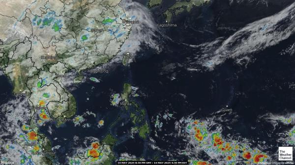 Philippines Bản đồ thời tiết đám mây 