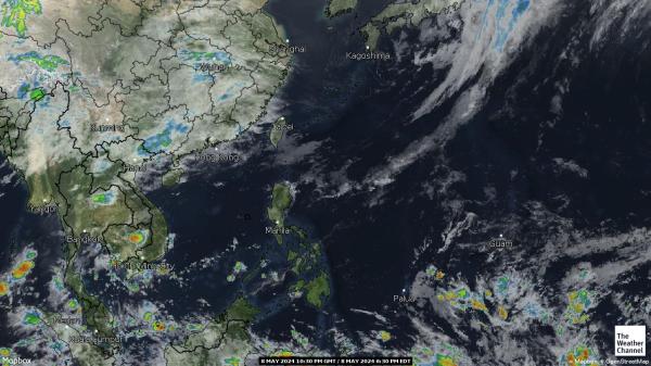 Филиппины Погода облако карту 