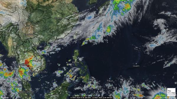 Filippinene Vær sky kart 