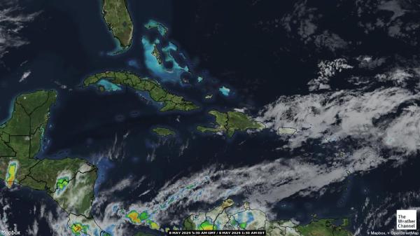 Portoriko Vremenska prognoza, Satelitska karta vremena 