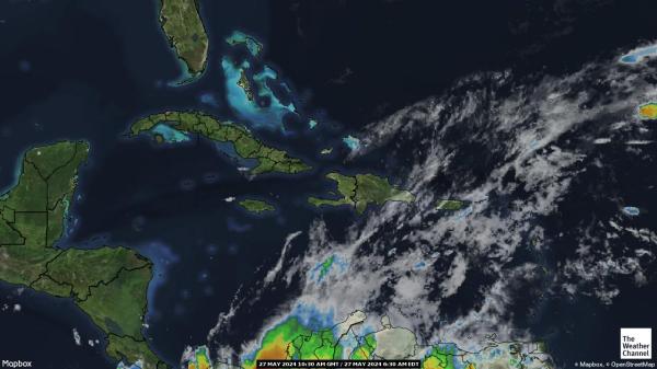 プエルトリコ 天気クラウドマップ 