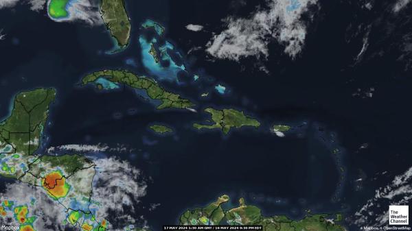 Puerto Rico Ilm pilv kaart 