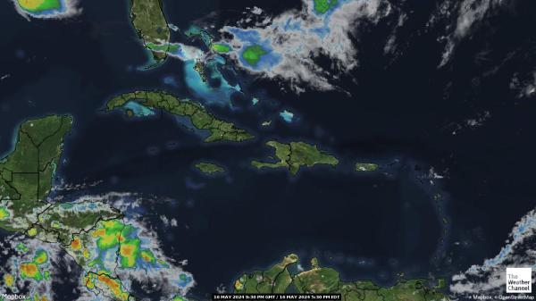 Пуерто Ріко Погода хмарної карти 