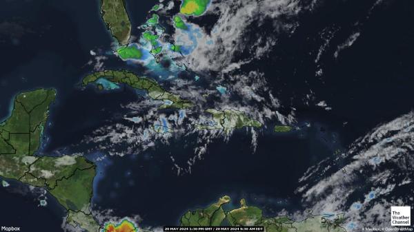 Πουέρτο Ρίκο Καιρός σύννεφο χάρτη 